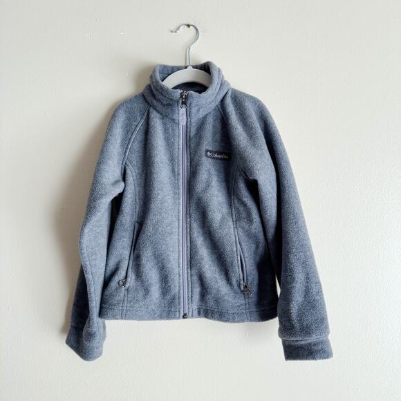 Columbia Grey Full Zip Fleece Jacket - Youth XS Outdoor Gorp - Picture 7 of 7